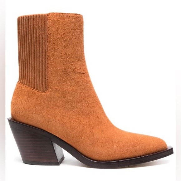 NWT! COACH Prestyn 80mm suede ankle boots - Picture 3 of 6